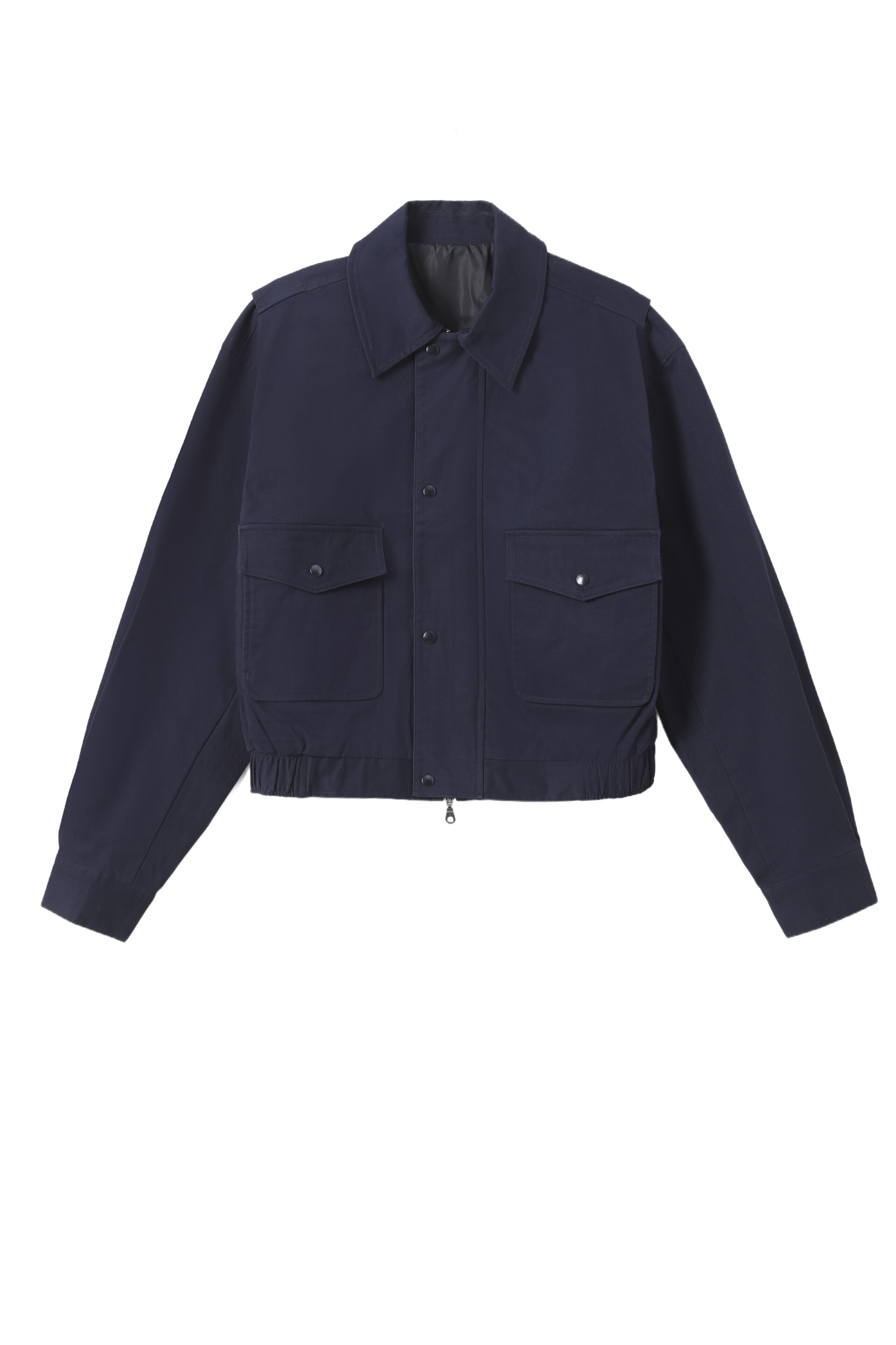 Navy Blouson Jacket