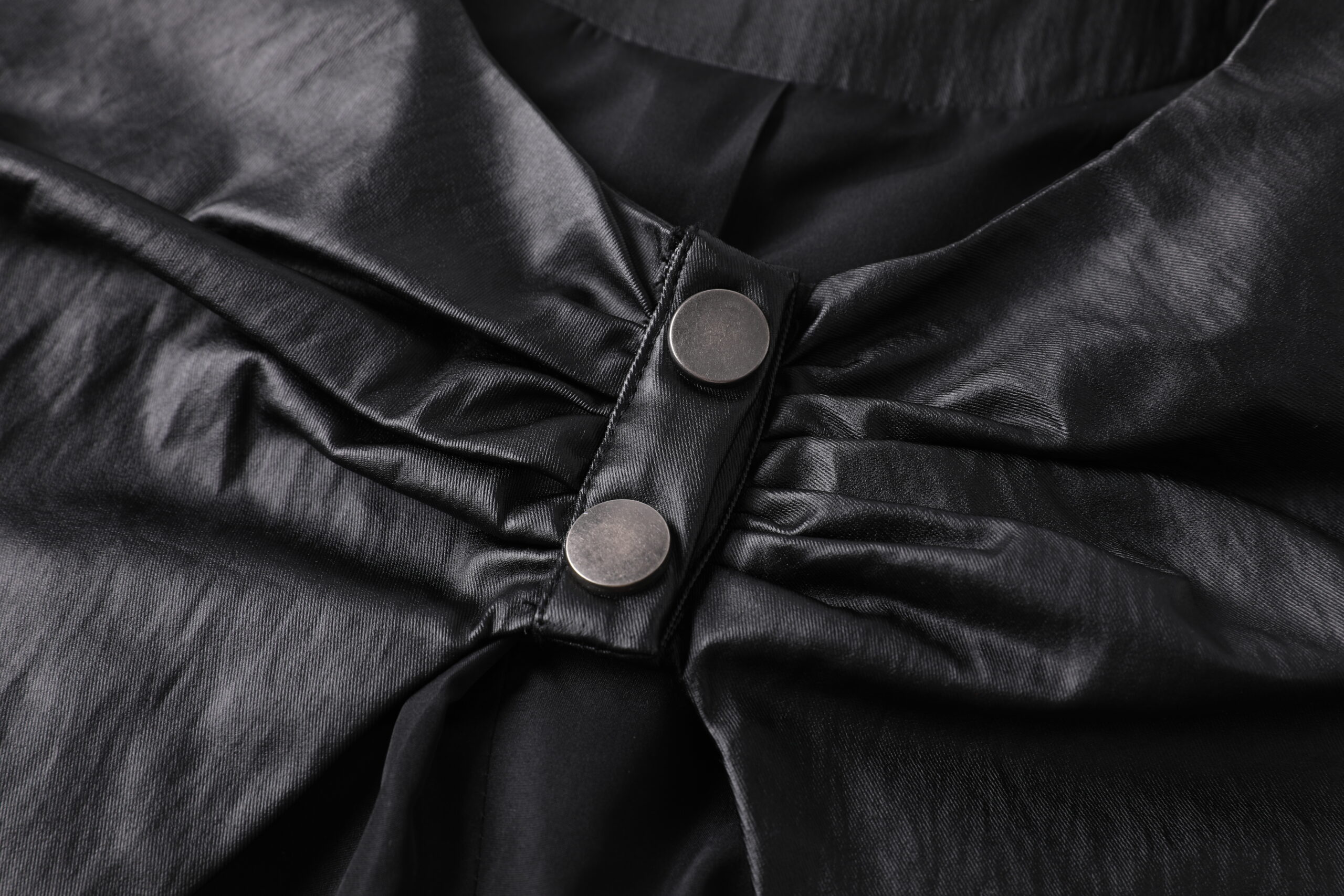 Coated Cotton Cropped Vest - Image 7