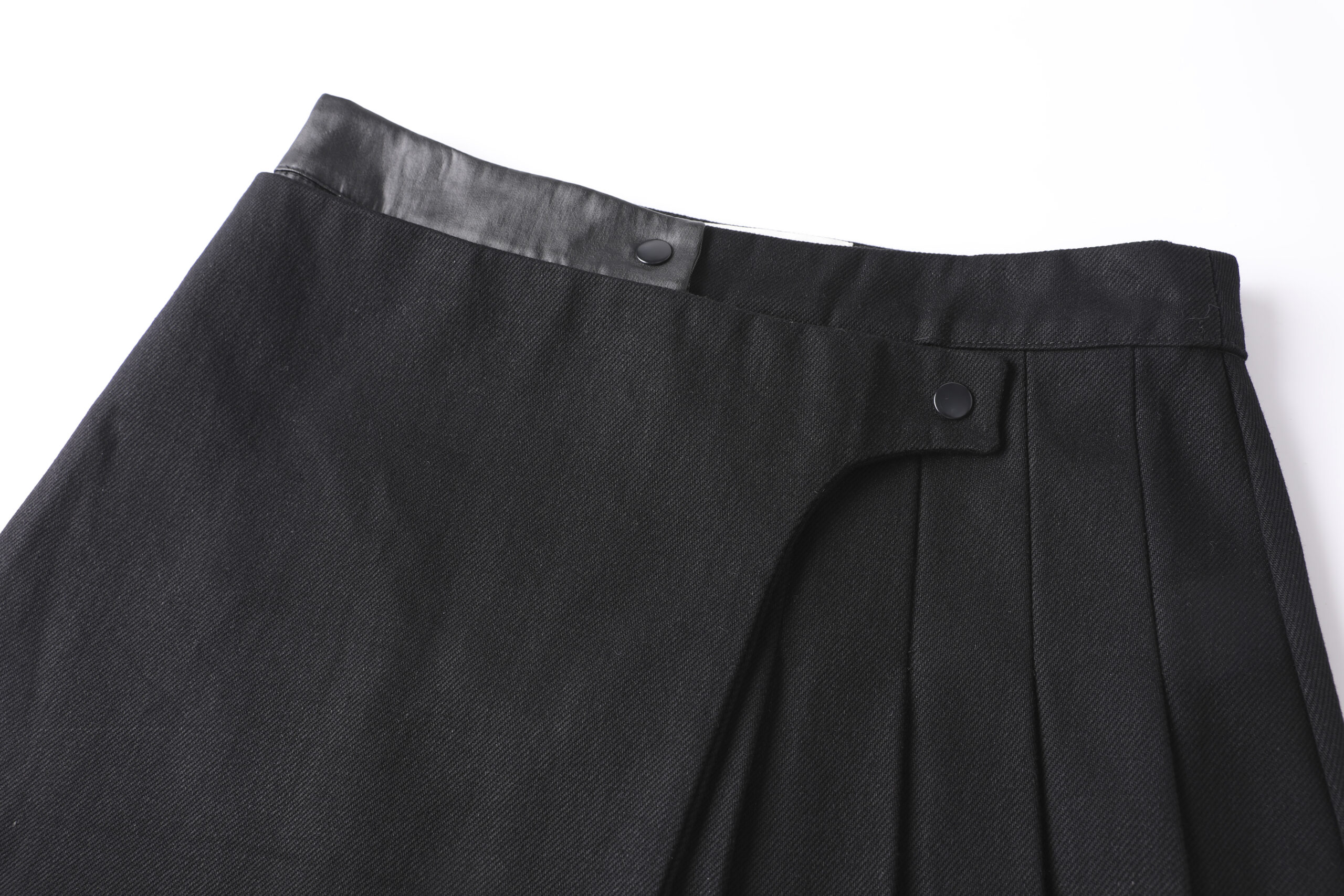 Asymmetry Inside Out Pleats Miniskirt - Image 3