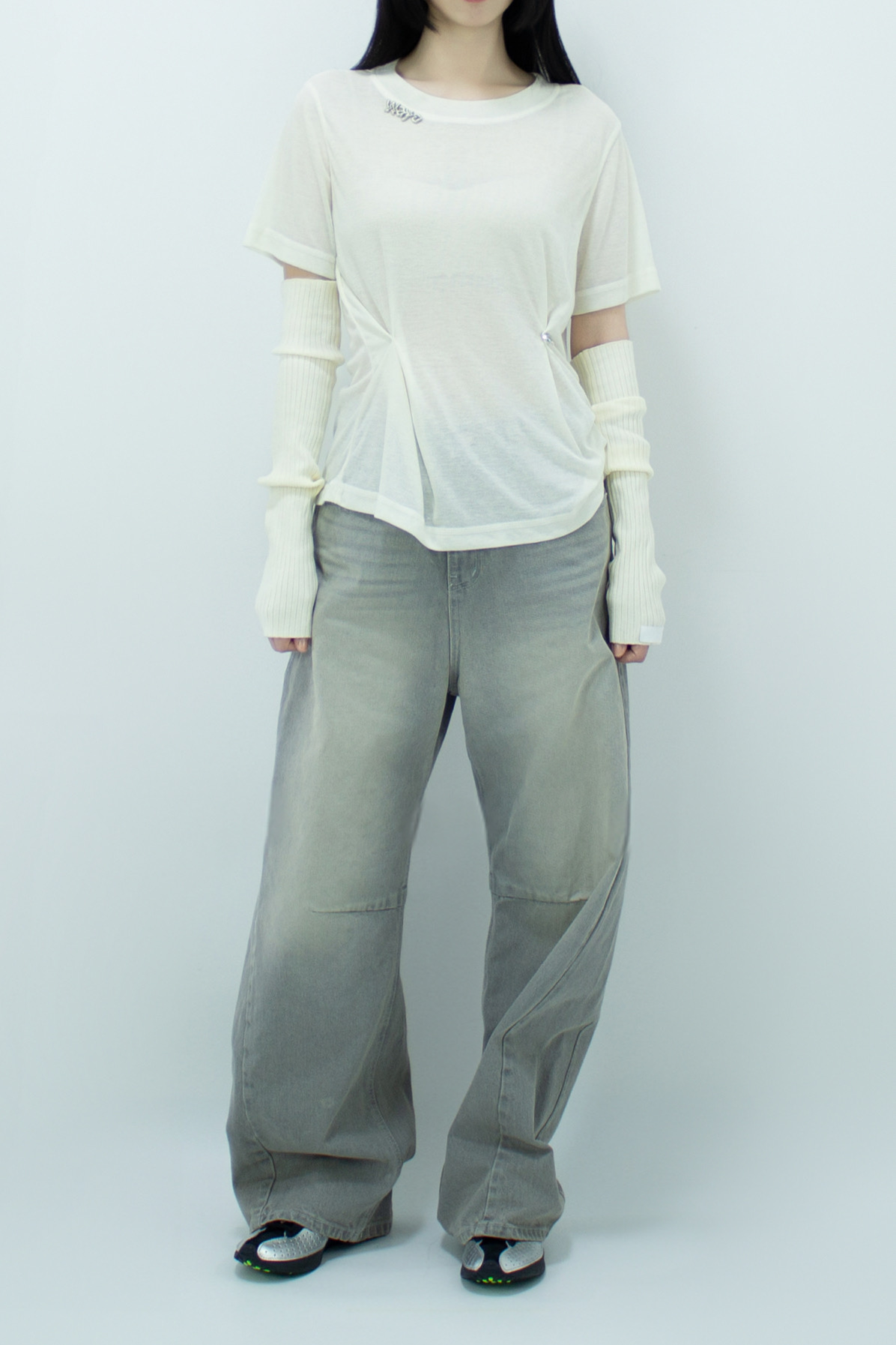 Ivory Body Twisted T-Shirt