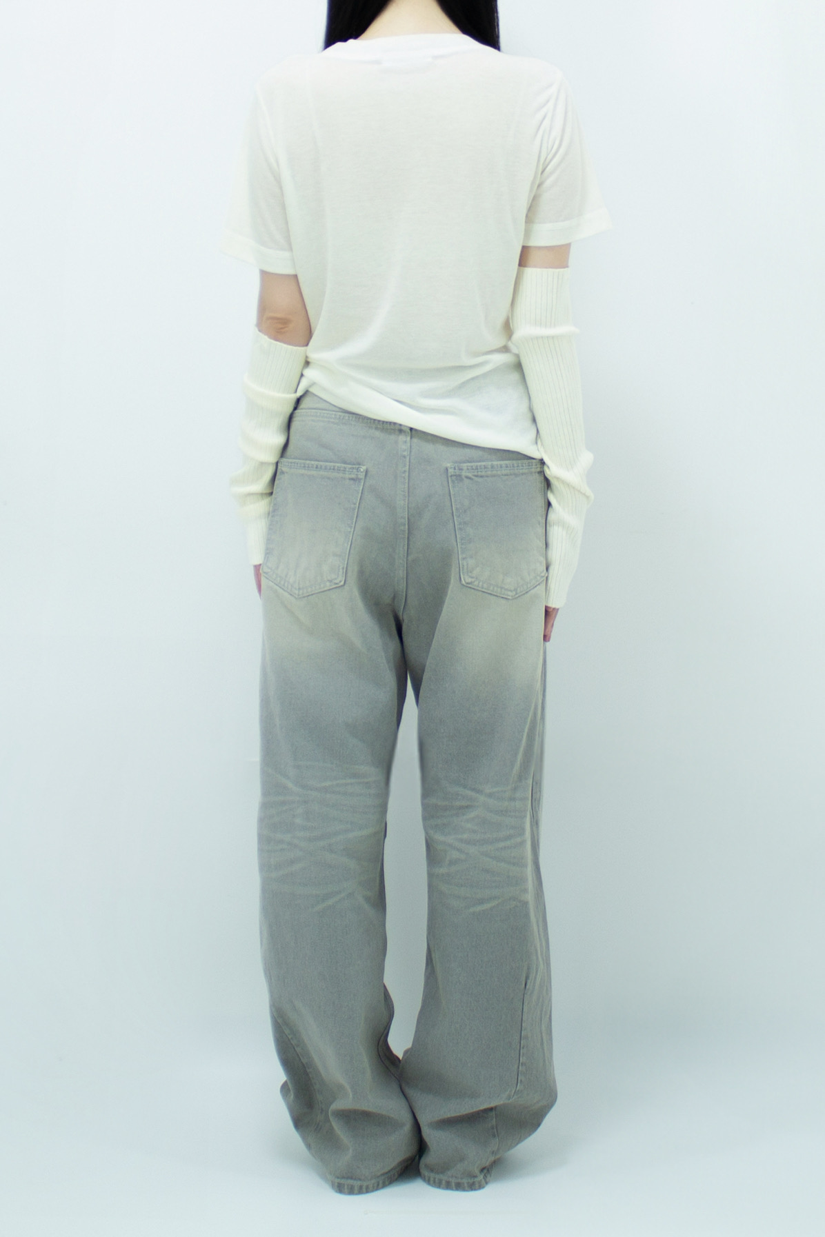 Ivory Body Twisted T-Shirt - Image 4