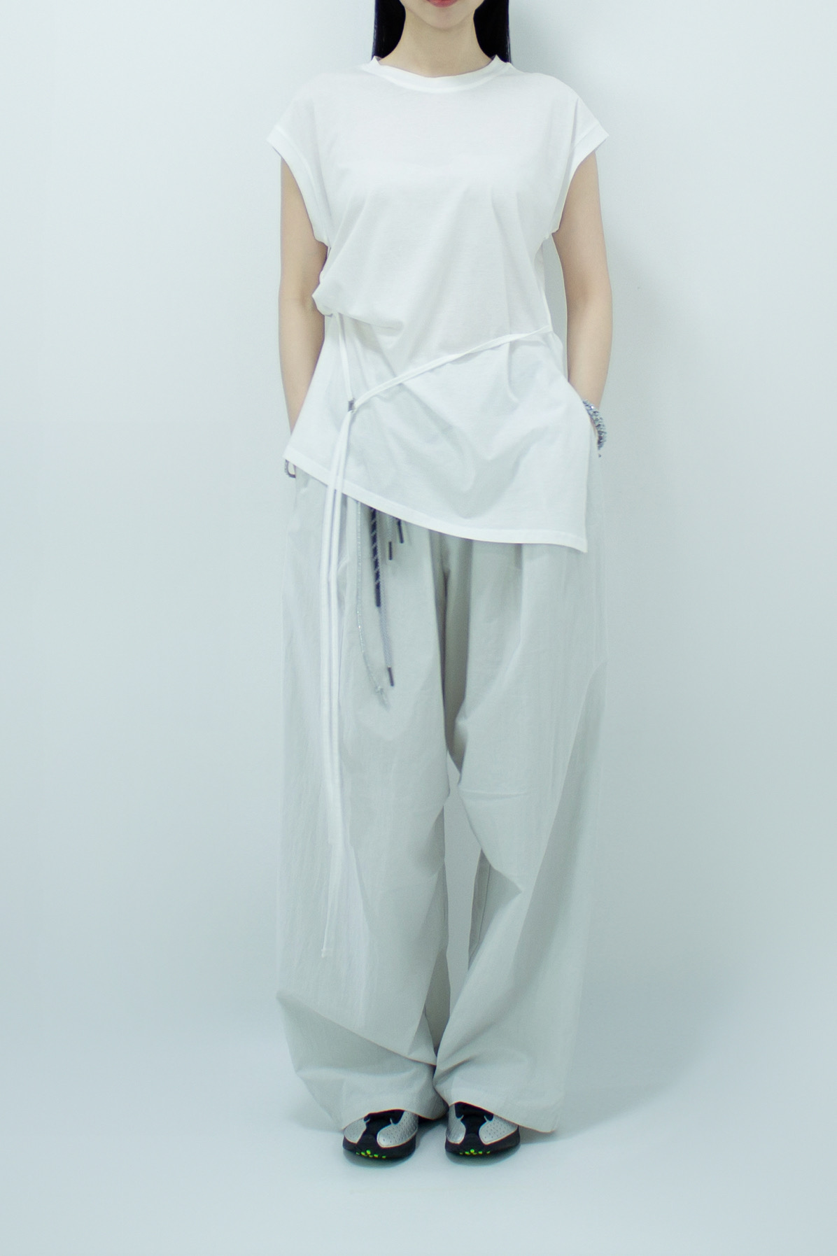 Asymmetrical Sleeveless Tee